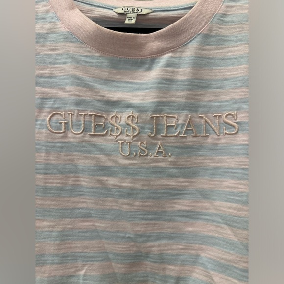 Guess originals X ASAP Rocky crop top in cotton candy - Picture 2 of 4